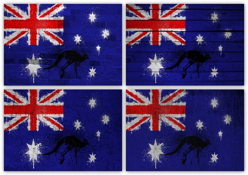 Australian Flag Collage