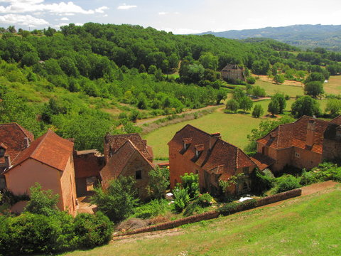 Village de Castelnau-Bretenoux; Corrèze Lot ; Limousin Périgord