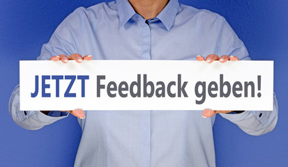 Jetzt Feedback geben !
