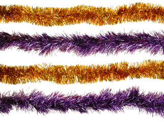 Christmas artificial tinsel decoration
