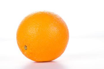 Orange fruit isolated on white
