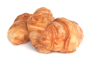 Fresh and tasty  croissant .