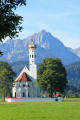St. Coloman Church, near Fussen, Bavaria,