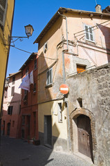 Alleyway. Ronciglione. Lazio. Italy.