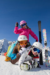 Ski, snow, sun and winter fun