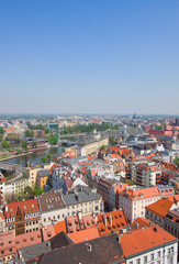 Fototapeta na wymiar Wrocław z góry