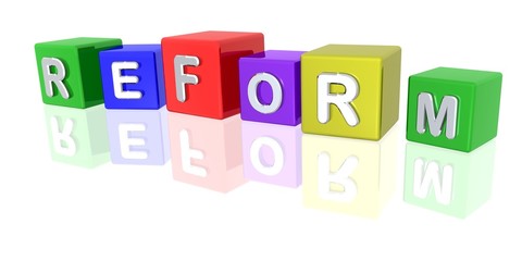 3D Bunte Würfel - Reform