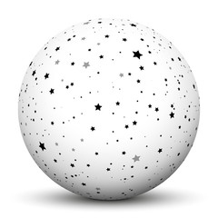 Kugel, Sterne, abstrakt, Schneekugel, Sternchen, Sphere, Stars