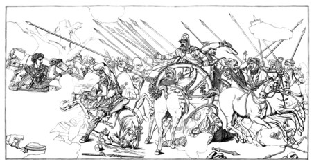 Antique Battle - Greece-Persia