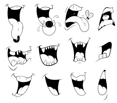 Cartoon Mouth Vectors