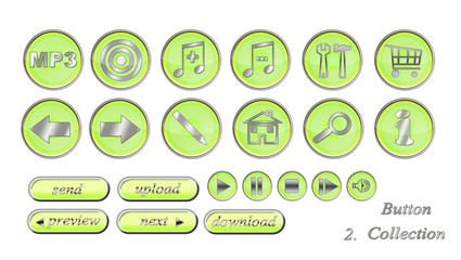 Button Collection 2 grün
