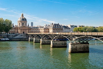 Obraz premium Paris, Pont des Arts on Seine river
