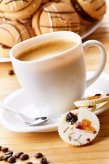 Coffee and milk chocolate candy