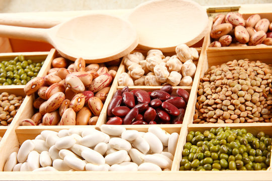 Fagioli,lenticchie, ceci e piselli misti