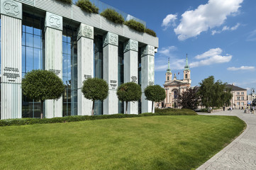 Supreme Court building in Warsaw