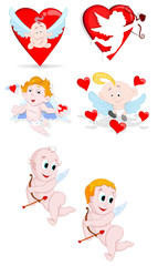 Cupid Cartoon Vectors