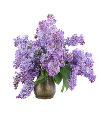 Bouquet of lilac in a vase