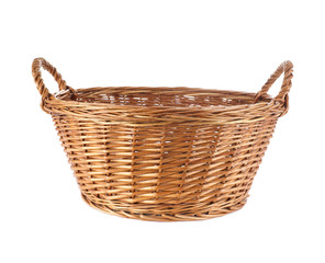 Basket isolated on white background