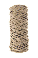 Roll of paper string isolated on white background