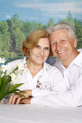 Fototapeta premium Happy couple at the resort
