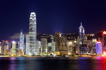 Hong Kong at night