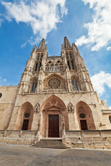 Fototapeta na wymiar Katedra w Burgos, Hiszpania, który jest pod ochroną UNESCO