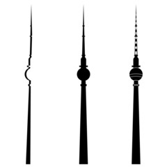 Naklejka premium Berlin Fernsehturm