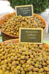 Different sorts of olives