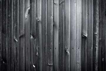 Black old wooden plank wall