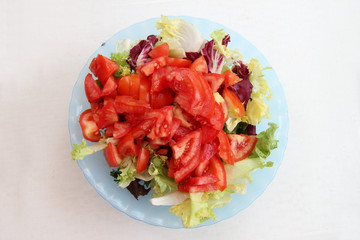 Fresh salad in a bowl