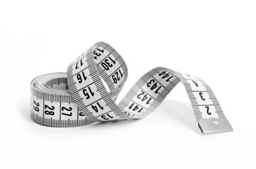 white tape measuring