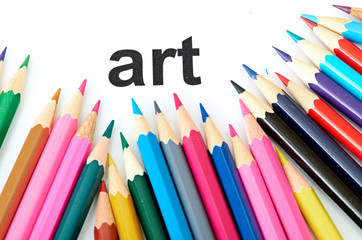 Multicolored pencils