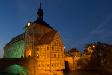 Bridge town hall in Bamberg, Bavaria