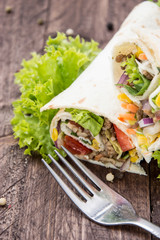 Some fresh made Wraps