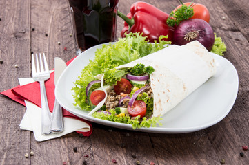 Wrap with Meat