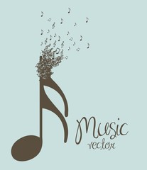 Fototapeta premium musical notes