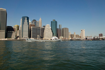 Fototapeta na wymiar New York Downtown Financial District