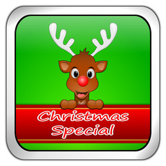 Button Christmas Special with reindeer