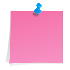 Notizzettel mit Pin