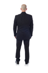 #Man in suit from behind