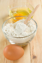 Flour and eggs