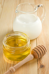 Honey and milk