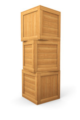 Wooden boxes pony