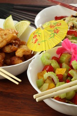 Colorful chinese cuisine