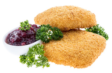 Fried Cheese on white