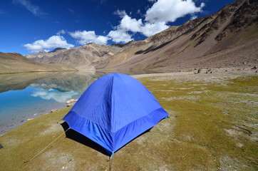 Camping in Himalayas