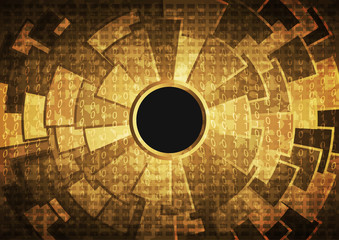 Obraz premium Abstract grunge background illustration with hole.