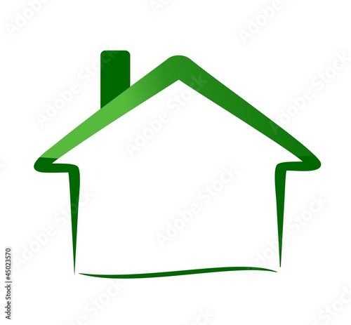 "house - logo vector" Stock image and royalty-free vector 