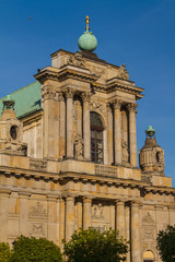 Warsaw, Poland - Carmelite church at famous Krakowskie Przedmies