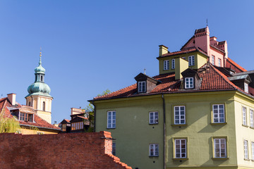 Obraz premium Castle Square in Warsaw, Poland